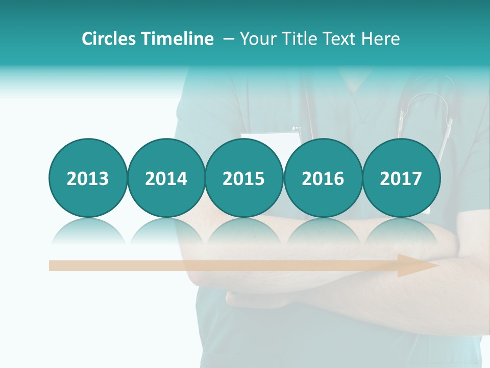 Confident Laugh Green PowerPoint Template