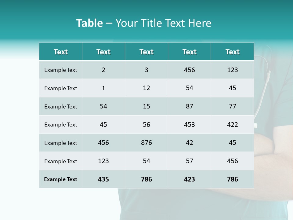 Confident Laugh Green PowerPoint Template