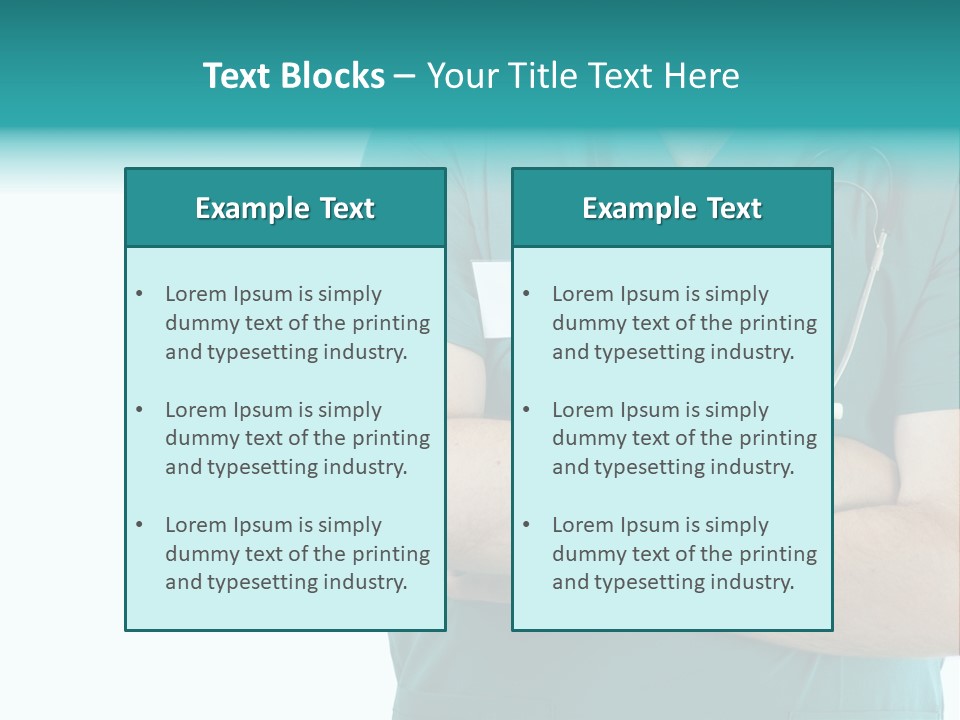 Confident Laugh Green PowerPoint Template