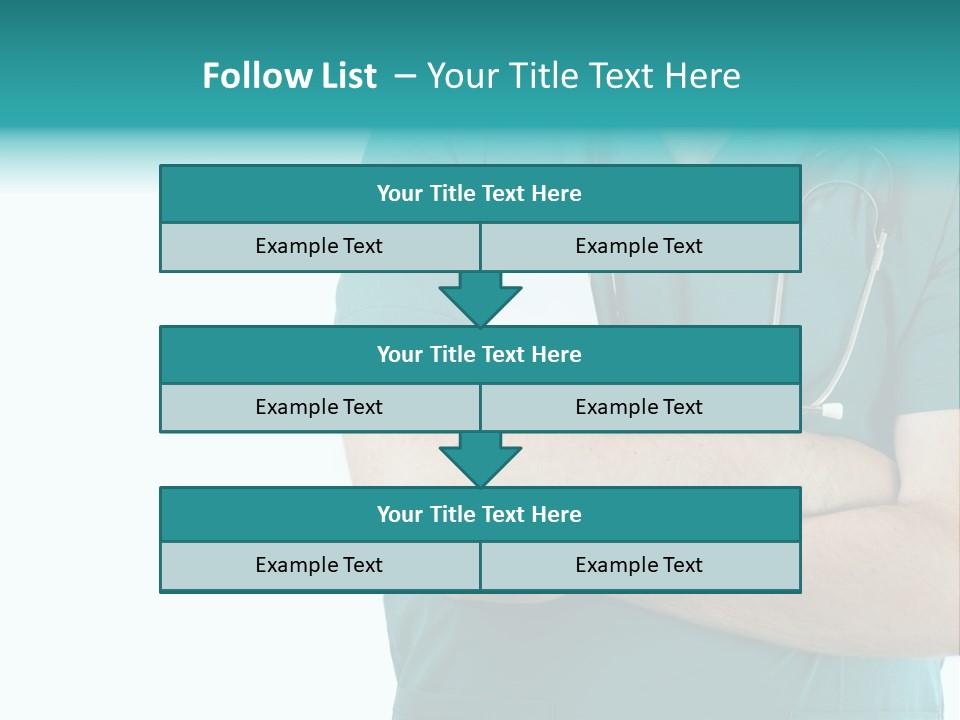 Confident Laugh Green PowerPoint Template