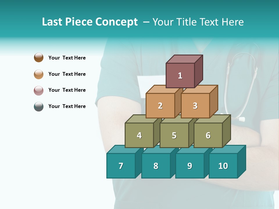 Confident Laugh Green PowerPoint Template