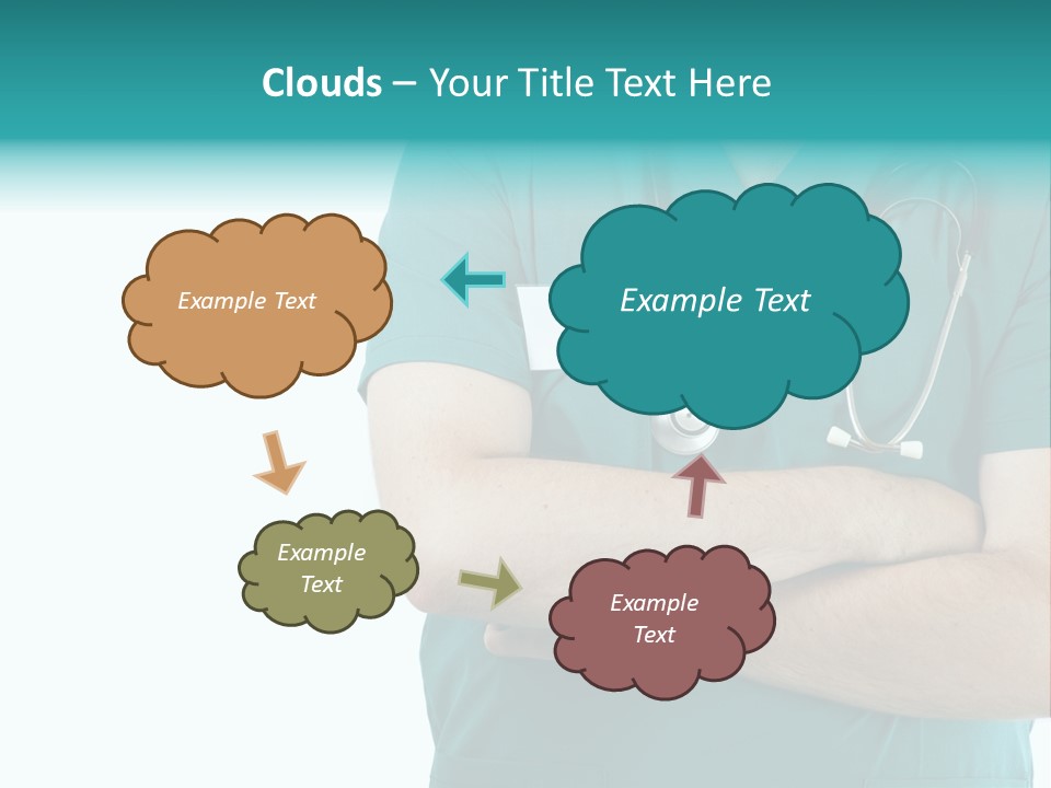Confident Laugh Green PowerPoint Template