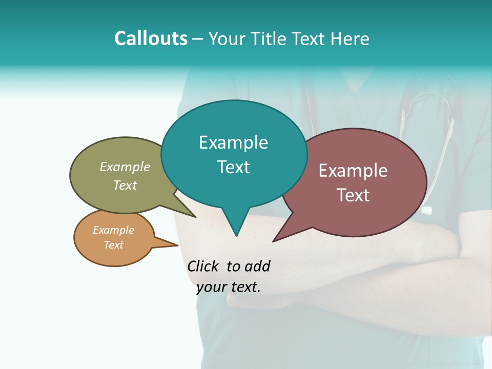 Confident Laugh Green PowerPoint Template