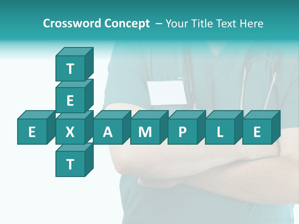 Confident Laugh Green PowerPoint Template