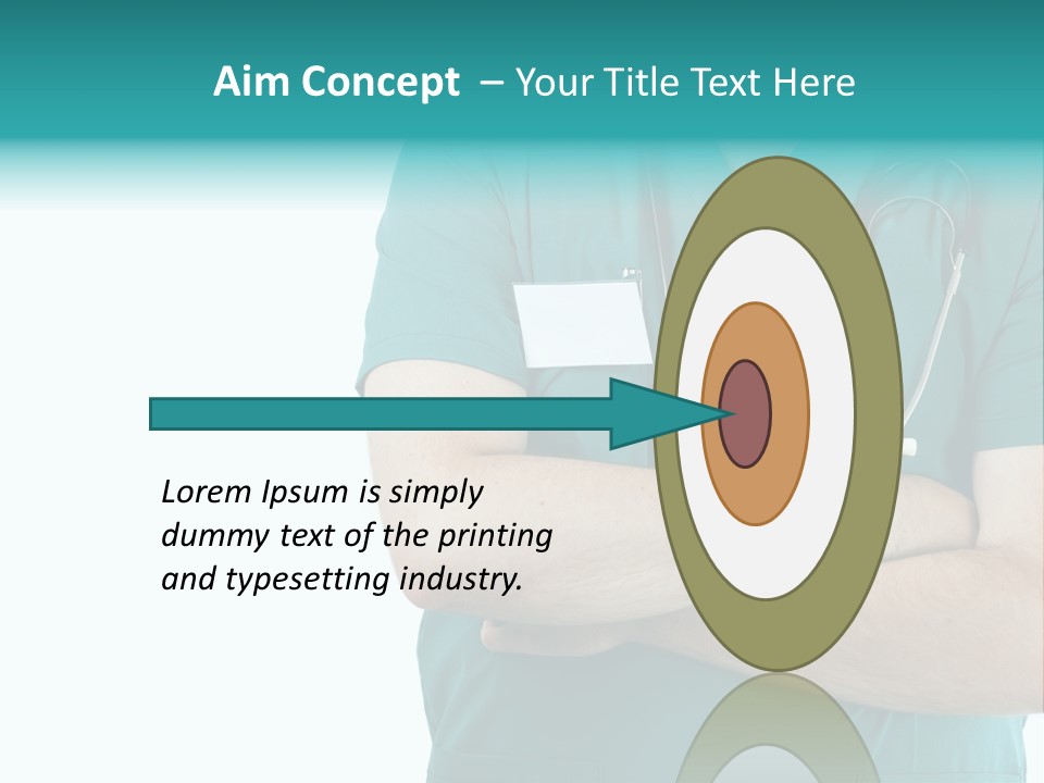 Confident Laugh Green PowerPoint Template