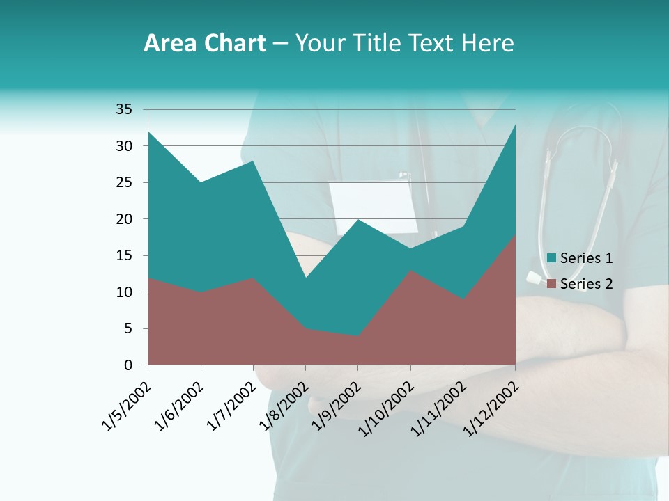 Confident Laugh Green PowerPoint Template