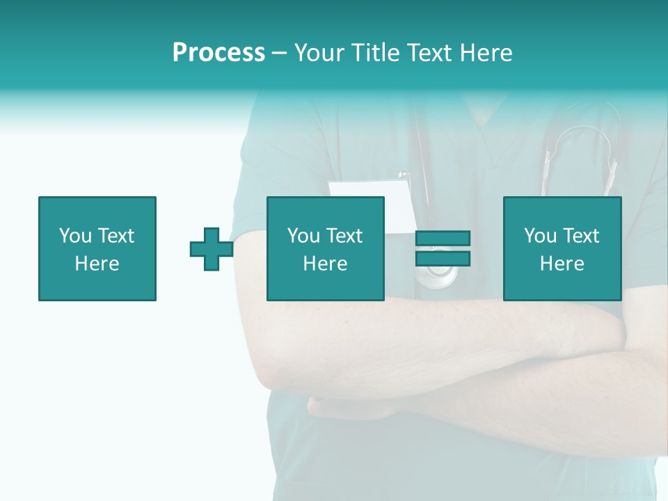 Confident Laugh Green PowerPoint Template
