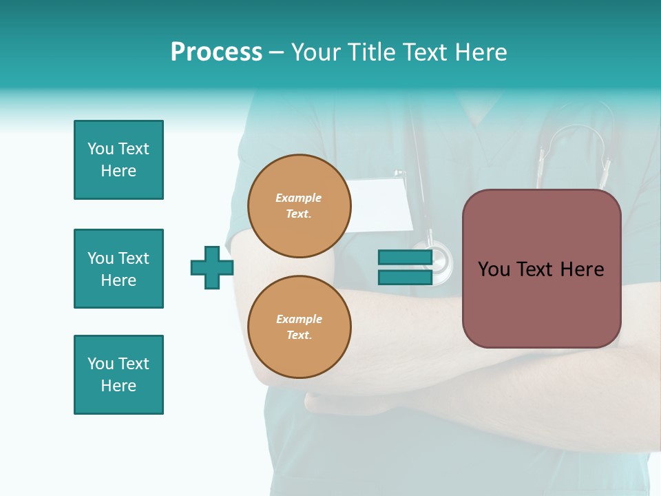 Confident Laugh Green PowerPoint Template