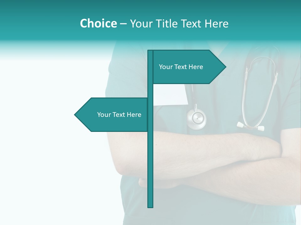 Confident Laugh Green PowerPoint Template