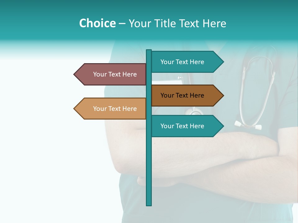 Confident Laugh Green PowerPoint Template