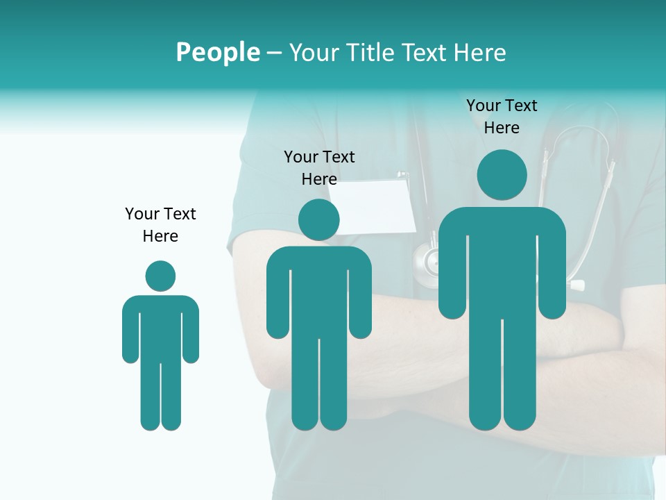 Confident Laugh Green PowerPoint Template