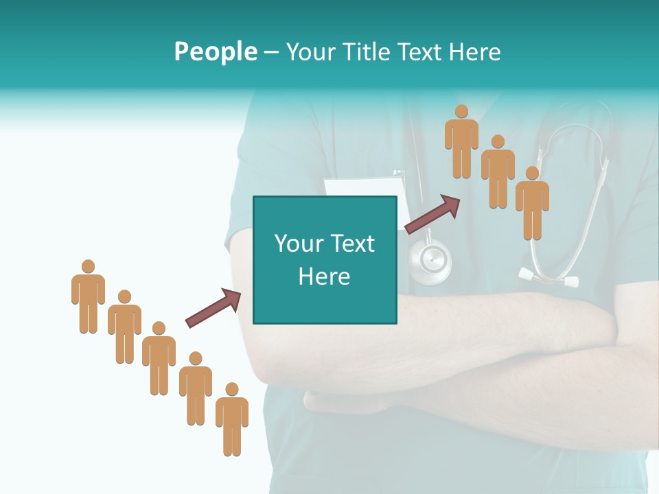 Confident Laugh Green PowerPoint Template