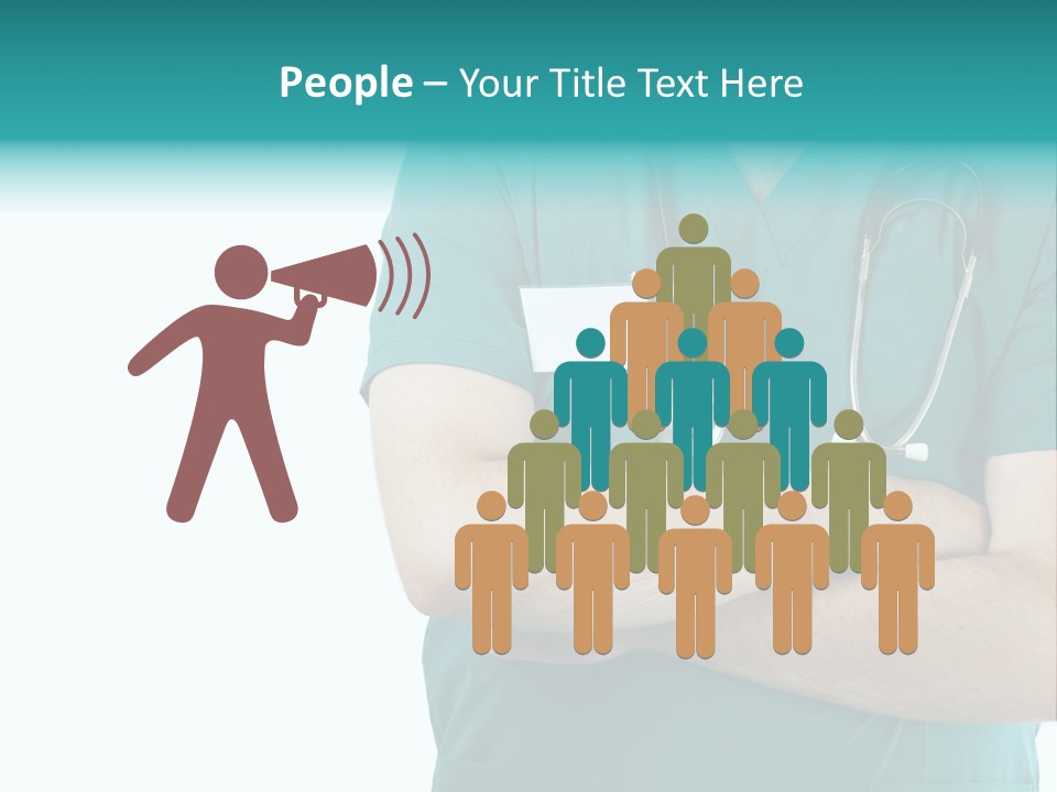 Confident Laugh Green PowerPoint Template