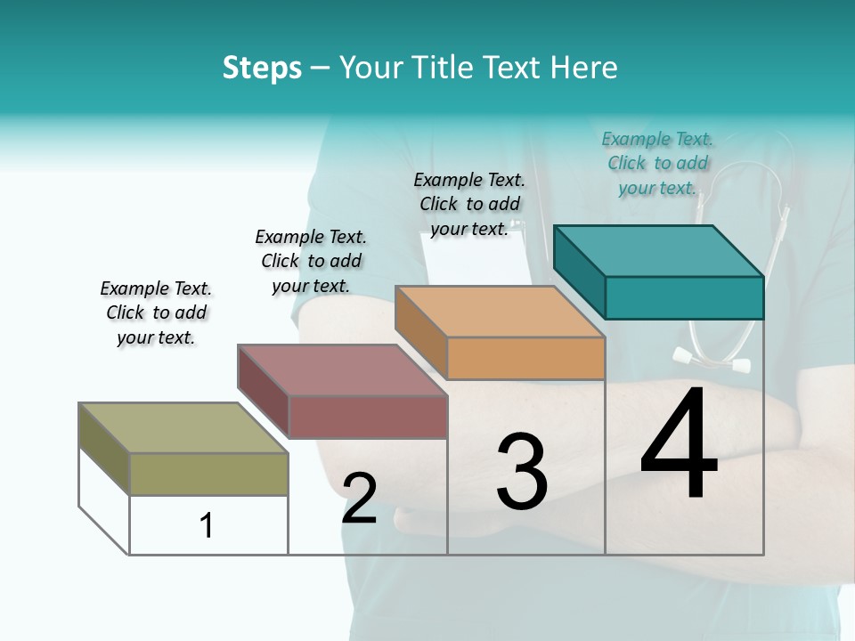 Confident Laugh Green PowerPoint Template