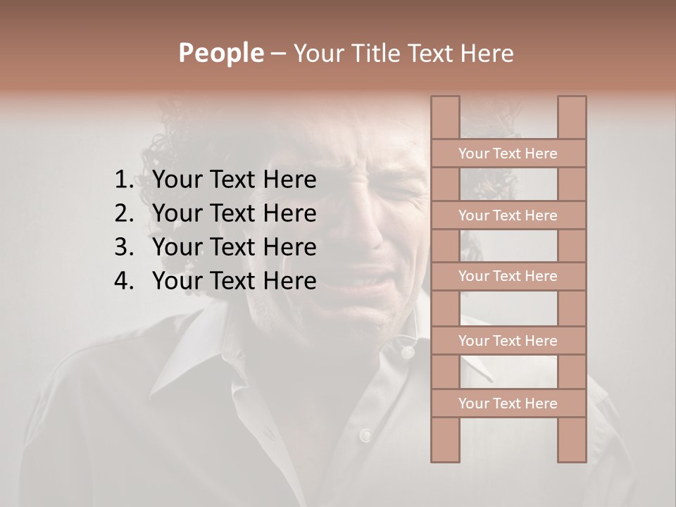 Sob Cry Weep PowerPoint Template