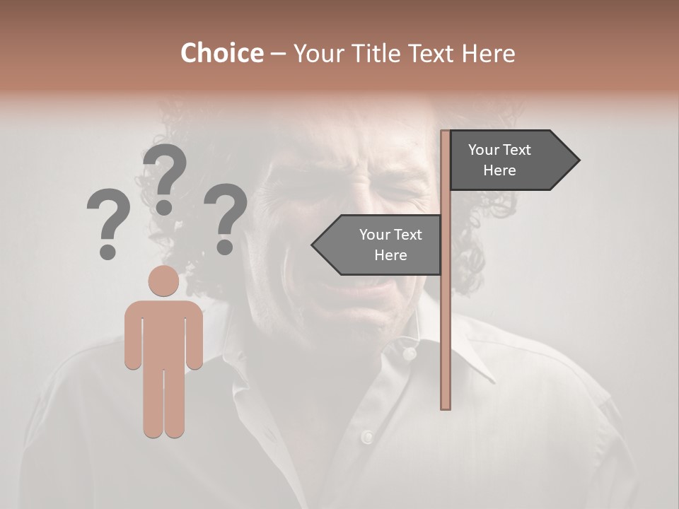 Sob Cry Weep PowerPoint Template