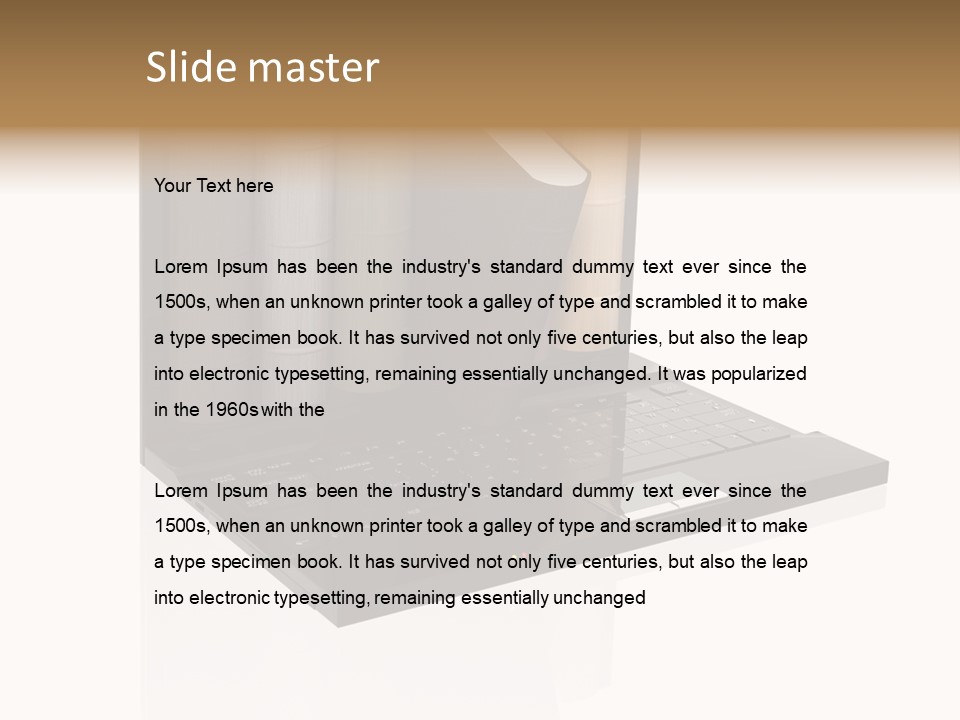 Hand Encyclopedia Symbol PowerPoint Template