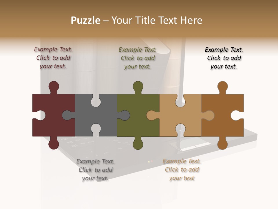 Hand Encyclopedia Symbol PowerPoint Template