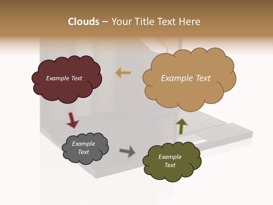 Hand Encyclopedia Symbol PowerPoint Template