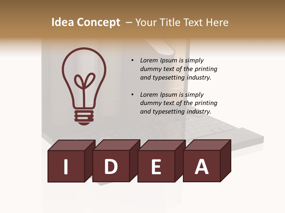 Hand Encyclopedia Symbol PowerPoint Template
