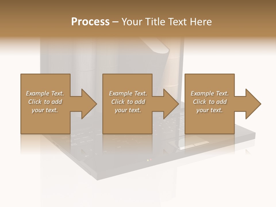 Hand Encyclopedia Symbol PowerPoint Template