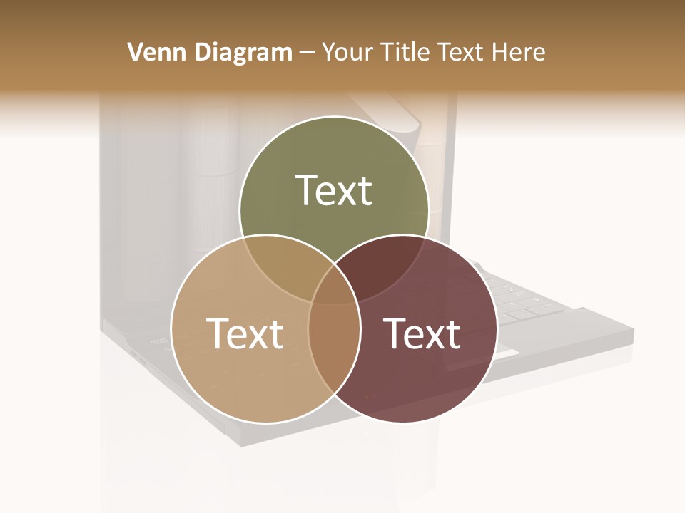 Hand Encyclopedia Symbol PowerPoint Template