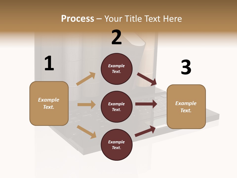 Hand Encyclopedia Symbol PowerPoint Template
