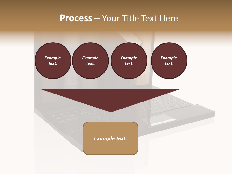Hand Encyclopedia Symbol PowerPoint Template