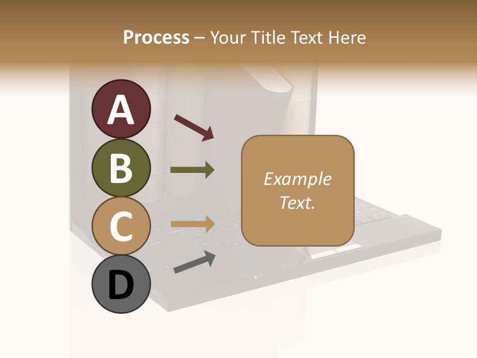 Hand Encyclopedia Symbol PowerPoint Template