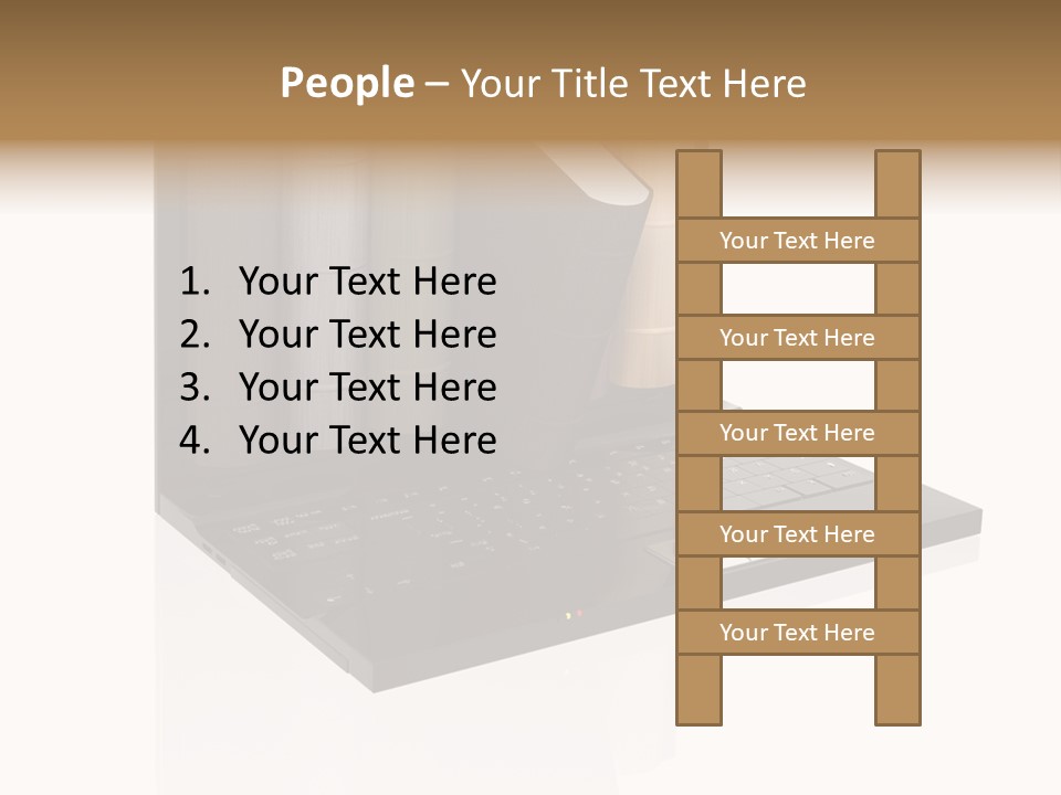 Hand Encyclopedia Symbol PowerPoint Template