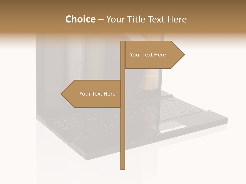 Hand Encyclopedia Symbol PowerPoint Template