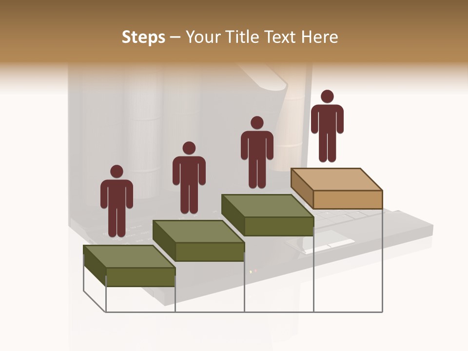 Hand Encyclopedia Symbol PowerPoint Template