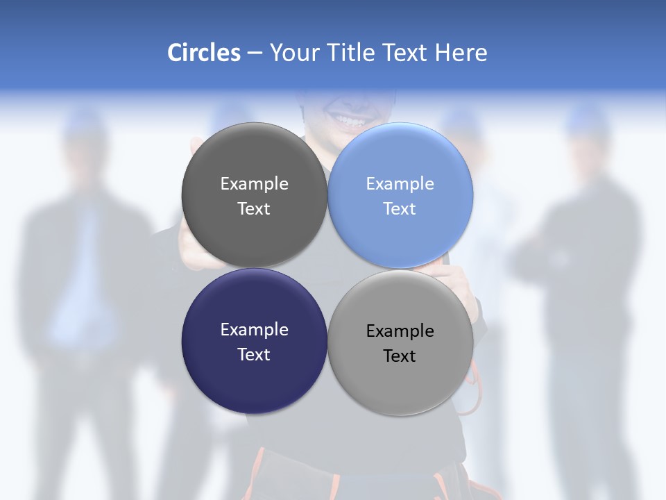Manager Engineering Helmet PowerPoint Template