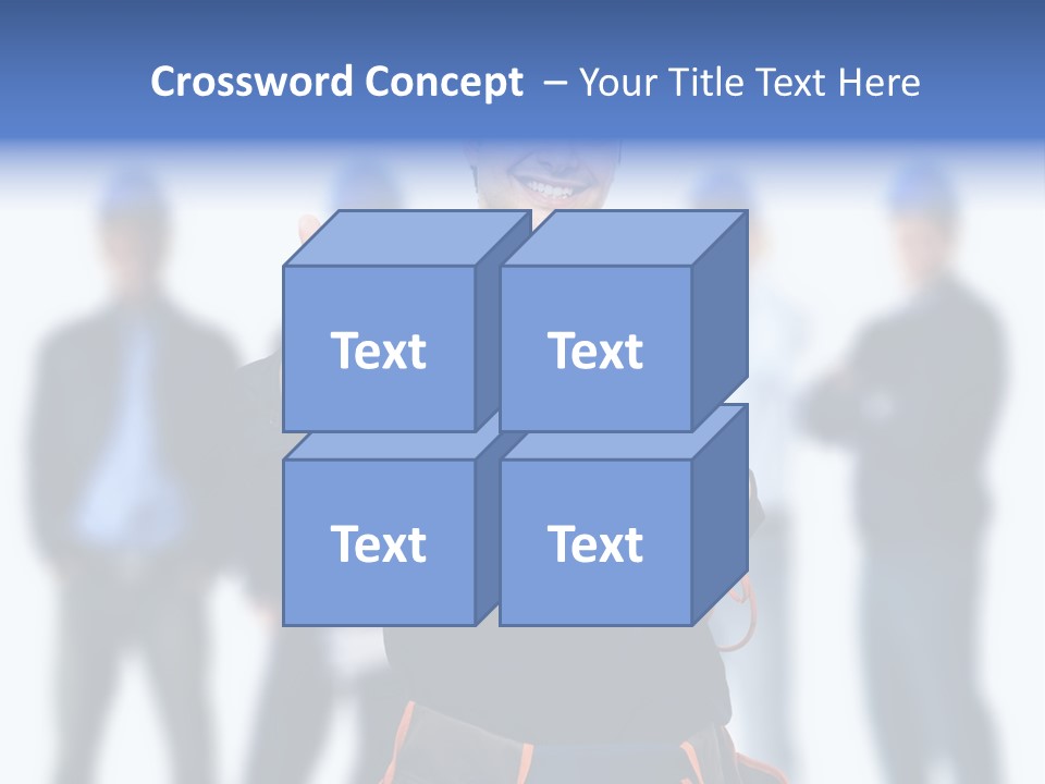 Manager Engineering Helmet PowerPoint Template