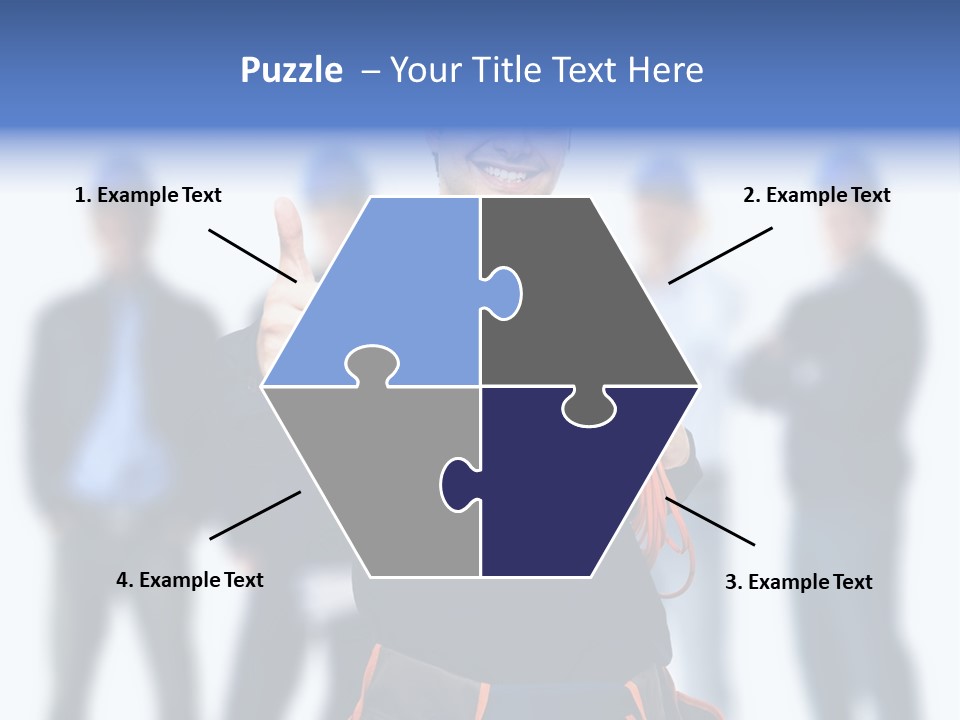 Manager Engineering Helmet PowerPoint Template