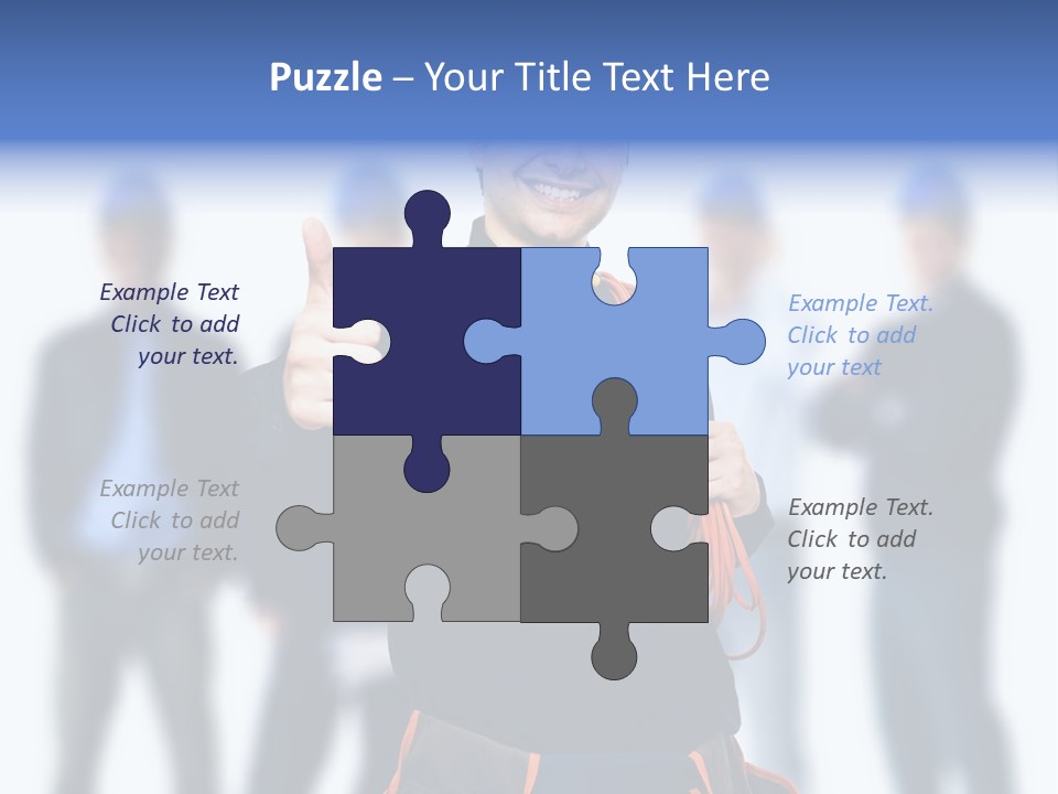 Manager Engineering Helmet PowerPoint Template