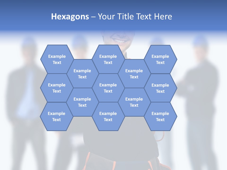 Manager Engineering Helmet PowerPoint Template