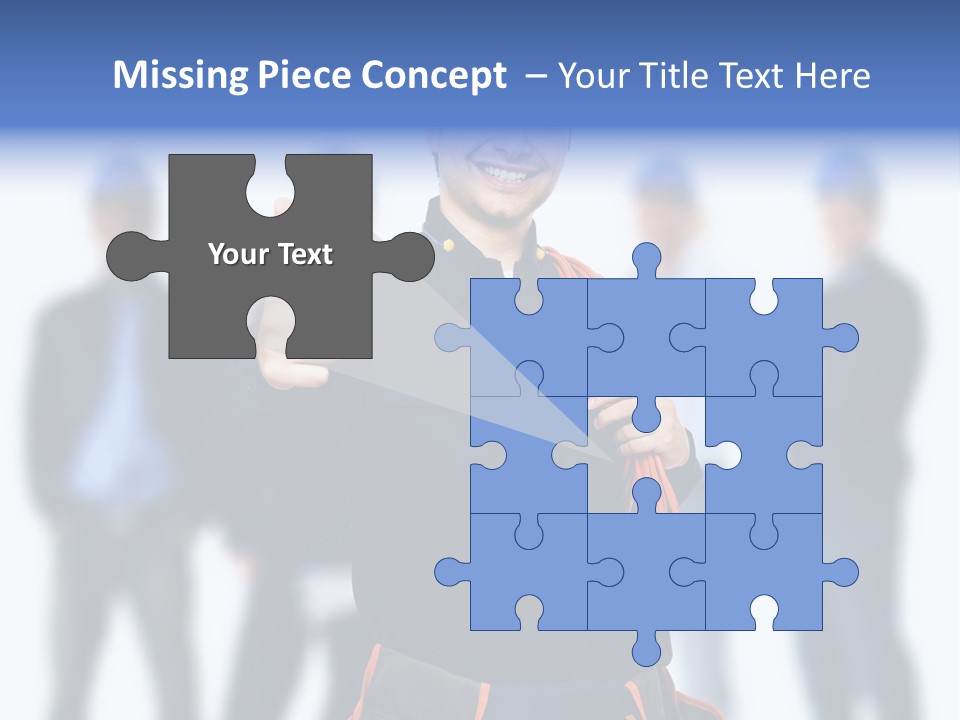 Manager Engineering Helmet PowerPoint Template
