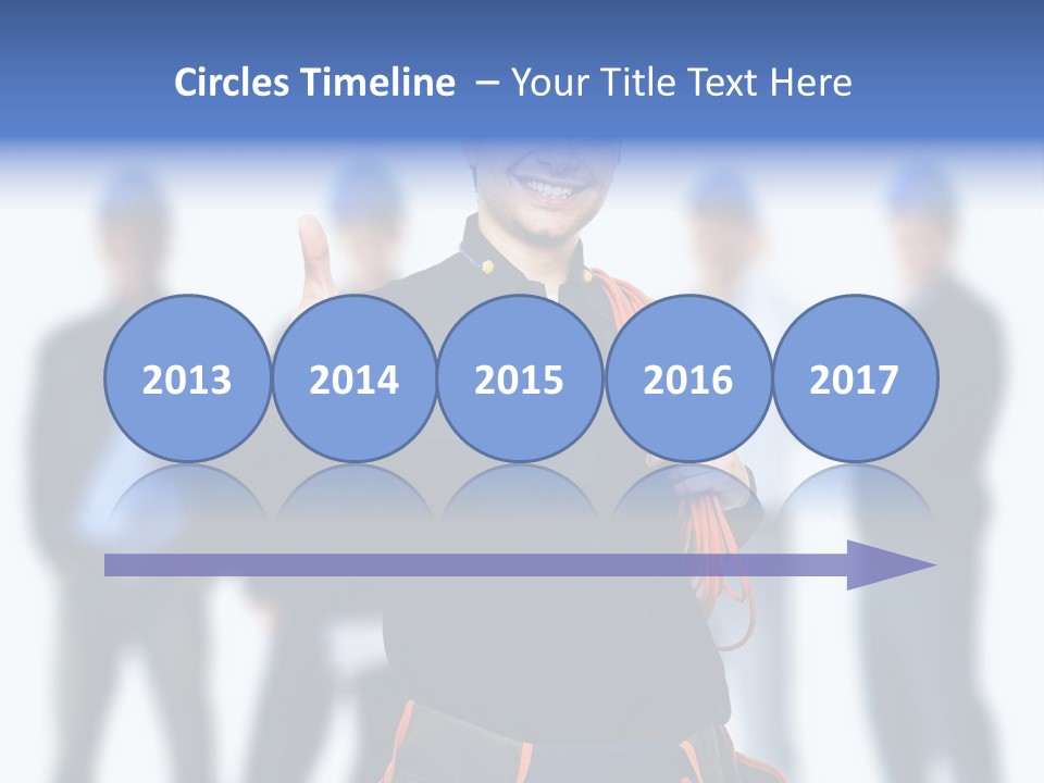 Manager Engineering Helmet PowerPoint Template