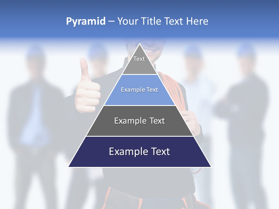 Manager Engineering Helmet PowerPoint Template