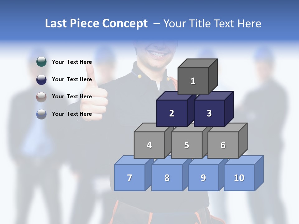 Manager Engineering Helmet PowerPoint Template