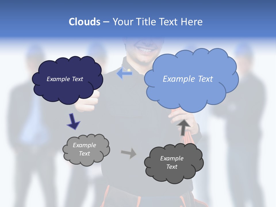Manager Engineering Helmet PowerPoint Template
