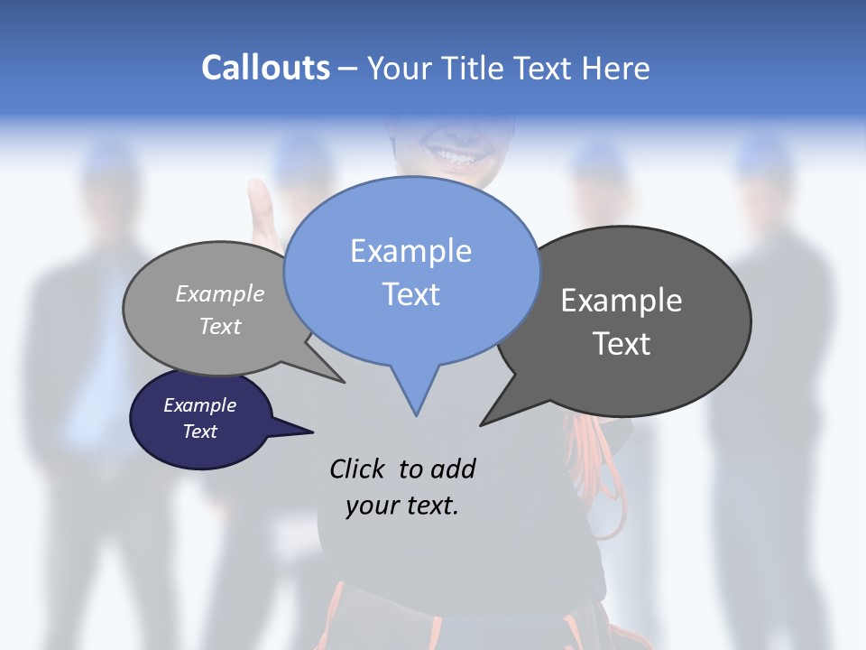 Manager Engineering Helmet PowerPoint Template