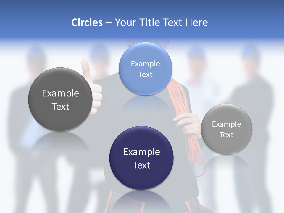 Manager Engineering Helmet PowerPoint Template