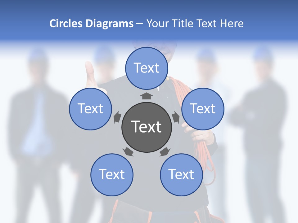Manager Engineering Helmet PowerPoint Template