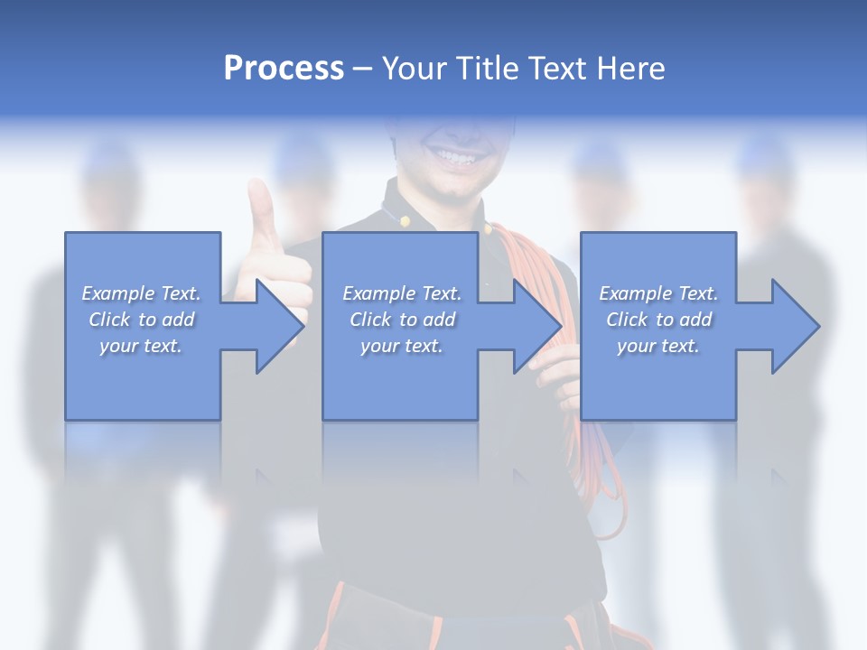 Manager Engineering Helmet PowerPoint Template