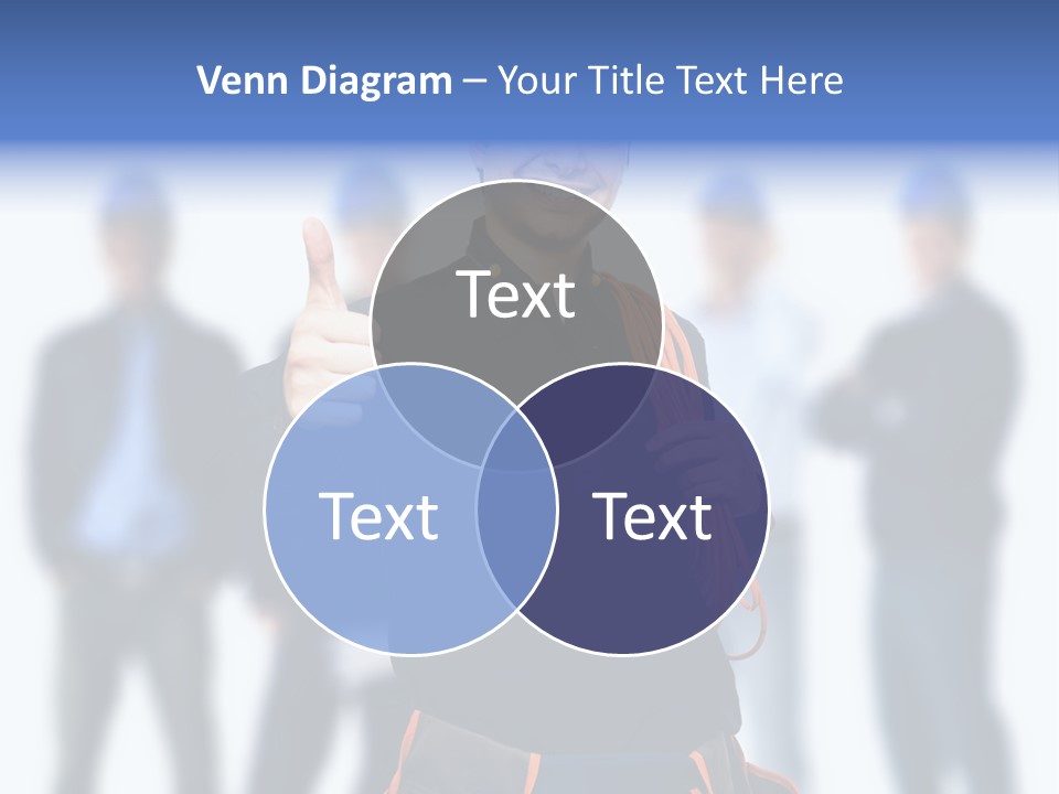 Manager Engineering Helmet PowerPoint Template