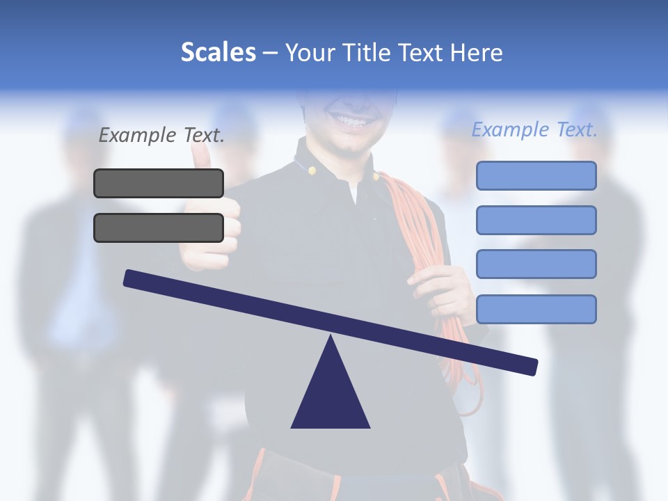Manager Engineering Helmet PowerPoint Template