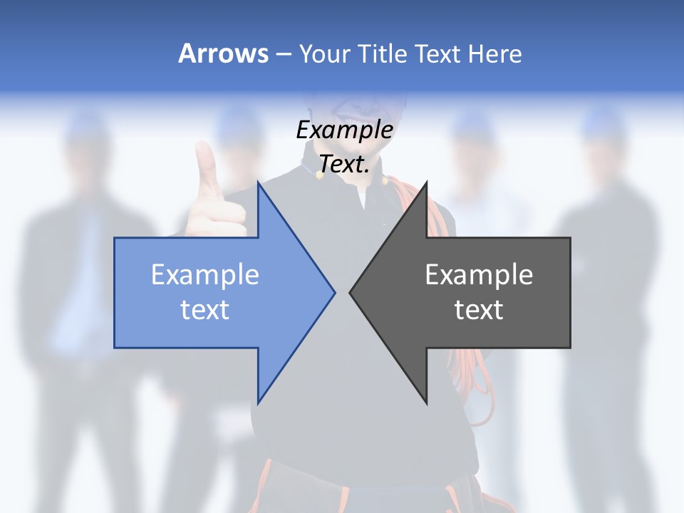Manager Engineering Helmet PowerPoint Template