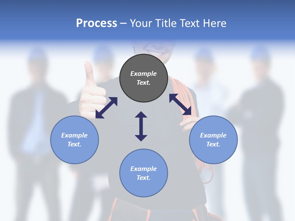 Manager Engineering Helmet PowerPoint Template